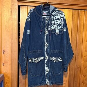 Vintage “Get Used by Elie” denim jacket. Large